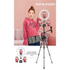 JMARY KP2254 Three colors are available Cell Phone SLR Outdoor Photography Tripod Stand(Red)