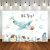 180x110cm Aircraft Theme Birthday Background Cloth Party Decoration Photography Background