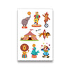 30 PCS Cartoon Cute Tattoo Stickers Children Amusement Park Stickers(WK-004)