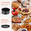 7 -inch  Cake Basket with Handle + Pizza Tray Air Fryer Accessory Set Bakeware
