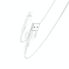YESIDO CA105 1.2m 2.4A USB to 8 Pin Charging Data Cable with Hook(White)