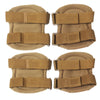 Knee and Elbow Pads Set(Yellowish Brown)
