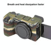 For Sony ILCE-6700 / A6700 Litchi Texture Soft Silicone Protective Case(Camouflage)