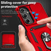For Samsung Galaxy A16 5G Sliding Camshield Holder Phone Case(Red)