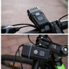 Mountain Bike Light Headlights Super Bright Rechargeable Flashlight Night Riding Equipment (Orange)