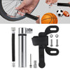 Manual Mini Portable Bicycle Aluminum Alloy Pump (Silver)