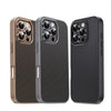 For iPhone 15 Plus Pita Series TPU + PC Texture Phone Case(Black)