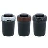 N17D Car Ashtray Arc Spot Tobacco With Lamp and Cover Car Ashtray(Carbon Fiber)