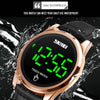 SKMEI 1684 Touch Screen Simple Leather Strap Men Watch, Color: Black