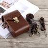 Full Body Camera Buckle Lock PU Leather Case Bag with Hand Strap & Neck Strap for Canon G7X II / G9X Mark II, Sony RX100 / M2(Coffee)