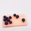 30 PCS / 3 Bags 1:12 Mini Doll House Kitchen Miniature Food Play Decoration Fruit Mangosteen(Purple)