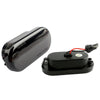 2 PCS D12V / 5W Car LED Leaf Board Side Flowing Water Turn Signal Light for Volkswagen(Black)