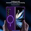 For Samsung Galaxy Z Fold6 Skin Feel MagSafe Phone Case(Blue)
