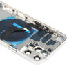 iPhone 12 Pro Back Cover Assembly White - Side Keys, Card Tray & Wireless Charging