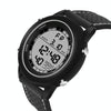 SANDA  411 Multifunctional Wports Watch Male Youth Fashion Model Male Waterproof Student Electronic Watch(Black  White)