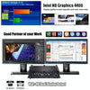 HYSTOU K4 Windows 10 or Linux System Mini ITX PC without RAM and SSD, Intel Core i5-4200U 2 Core 4 Threads up to 1.60-2.60GHz, Support mSATA, WiFi