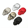 Three-dimensional Devil Skull Metal Plating Car Sticker (Silver)