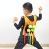 Children Dodgeball Vest For Parent-child Outdoor Games With 5 Balls, Specification: Small (Orange)