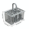 For Hotpoint Dishwasher Cutlery Basket Cage with Removable Handle