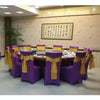 Elastic Chair Cover Weddings Banquet Restaurant Chair Covers(Gold)