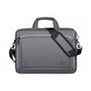 OUMANTU 030 Portable 15 inch Laptop Bag Leather Handbag Business Briefcase(Dark Gray)