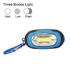 Portable Mini Keychain Pocket Torch COB LED Light Flashlight Lamp with 3 Modes(Yellow)