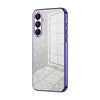 For Samsung Galaxy A26 Gradient Glitter Powder Electroplated Phone Case(Purple)
