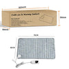 Home Physiotherapy Heating Pad Electric Heating Blanket, Size: 76x40cm, Plug Tpye:EU Plug(Silver Gray)