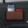 DE RAN FU Car Phone Storage Box Self-adhesive Rolling Pyebata Storage Bag(Brown)