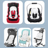 Baby Stroller Seat Cushion Safety Seat Protector Cushion, Color: Gray White