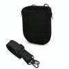 For JBL Go 4 / Go 3 / Clip 5 Speaker Shoulder Bag Mesh Opening Mouth EVA Carrying Case(Black)