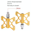LP LitePro K5 Folding Bkie Aluminum Alloy Bearin Pedals(Silver)