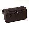Horizontal Travel Toiletries Storage Bag Waterproof Cosmetic Bag(Coffee)