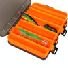HB326 10 Grids Double Side Luya Tool Box Translucent Bait Organizer(Orange)