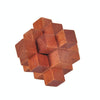 6 PCS / Set Adult Wooden Educational Intelligence Toys Classical Toys Kongming Lock Luban Lock Wooden Box