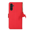 For Samsung Galaxy A56 5G Side-Magnetic TJ Genuine Leather RFID Phone Case(Red)