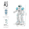 JJR/C R11 CADY WIKE Smart Touch Control Robot with LED Light, Support Waling / Sliding Mode (Blue)