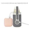027 Leather Insulated Baby Bottle Cover Heating Bottle Bag, Size: Free Size(Dark Gray)