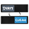 Dishwasher Magnet Clean Dirty Sign Double-Sided Refrigerator Magnet(Black-Blue Gray)