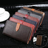 For Alcatel 1 2021 idewei Crocodile Texture Horizontal Flip Leather Case with Holder & Card Slots & Wallet(Dark Blue)