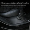 For Tesla Model Y Rear Door Built-In Sill Strip Rear Seats Anti-Kick Leather Protective Pad(TPE)