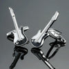 Brass Music Series Instrument Note Cufflinks, Color: Black White Small Violin
