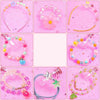 25 Grid  Acrylic Beaded Kids DIY Necklace Bracelet Toys(Candy Bunny)