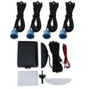 Car Buzzer Reverse Backup Radar System - Premium Quality 4 Parking Sensors Car Reverse Backup Radar System with LCD Display(Blue)