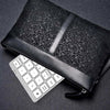N960 Ultra-thin Universal Aluminum Alloy Rechargeable Wireless Bluetooth Numeric Keyboard (Grey)