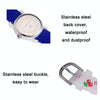 JNEW A335-86236 Children Cute Cartoon Cherry Waterproof 3D Silicone Quartz Watch(White)