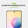 For Xiaomi Redmi Note 10 5G MOFI 9H 3D Explosion-proof Curved Screen Tempered Glass Film(Black)