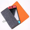 Portable Soft Felt Handbag Storage Protective Bag for Nintendo Switch(Dark Gray)