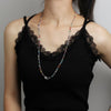 Mask Lanyard Handmade Chain Mask Anti-Lost Glasses Chain(Blue)