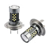 1 Pair H7 12V 7W Strobe Car LED Fog Light(Lime Light)